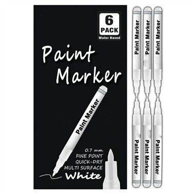 0.7mm Acrylic White Paint Marker