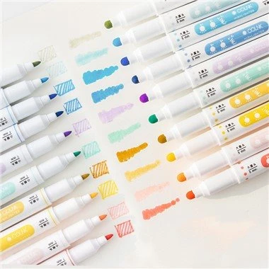 18 Colors Dot Highlighter Marker