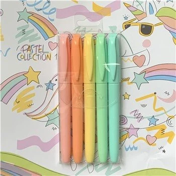 Pastel Color Thin Highlighter Pen