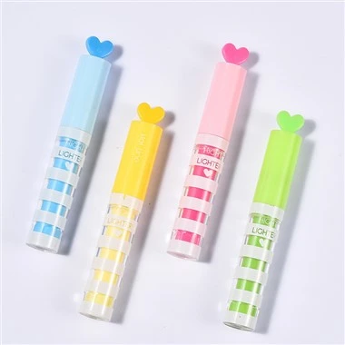4 Pcs Candy Color Star Heart Highlighter