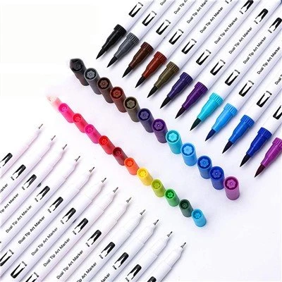 Watercolor Marker Dual Tip Art