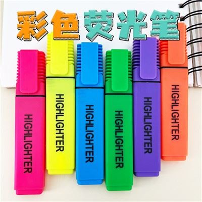 6 Colors Set Candy Color Highlighter Marker Pen