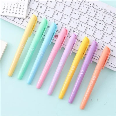8 Pack Vintage Colors Chisel Tip Highlighters